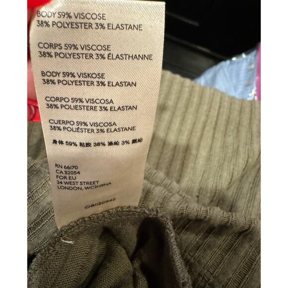 NWT NEW‎ Anthropologie Maeve Size Small Oversized Green Olive Cowl Sweater Top - Picture 11 of 16